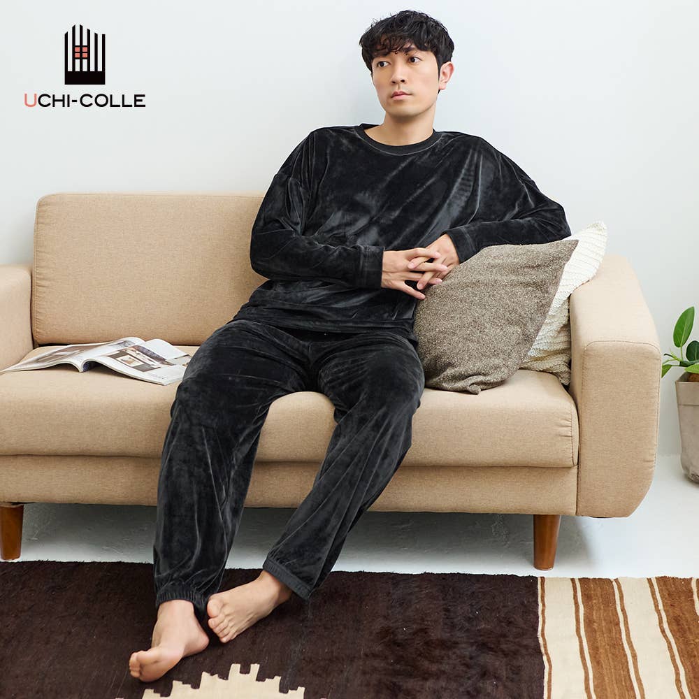 【ドロップショルダー】ルームウェア ベロア